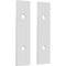 Ekena Millwork Premium Barn Door Hollow Core Plates (set of 2), Rocket White GB6001HCPRW - alternate 5